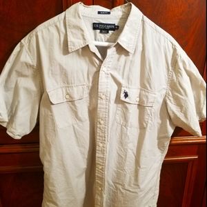 Casual off White button down shirt